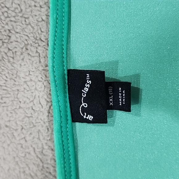 #girls #beautiful #green #dress size XXL (18) - Picture 5 of 6